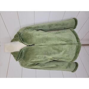 Green Tea small green super fuzzy fleece coat